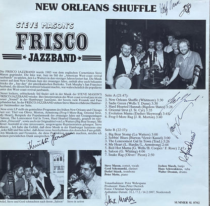Steve Mason's Frisco Jazzband – New Orleans Shuffle | Orig. GER 1987 | Signed on Backcover