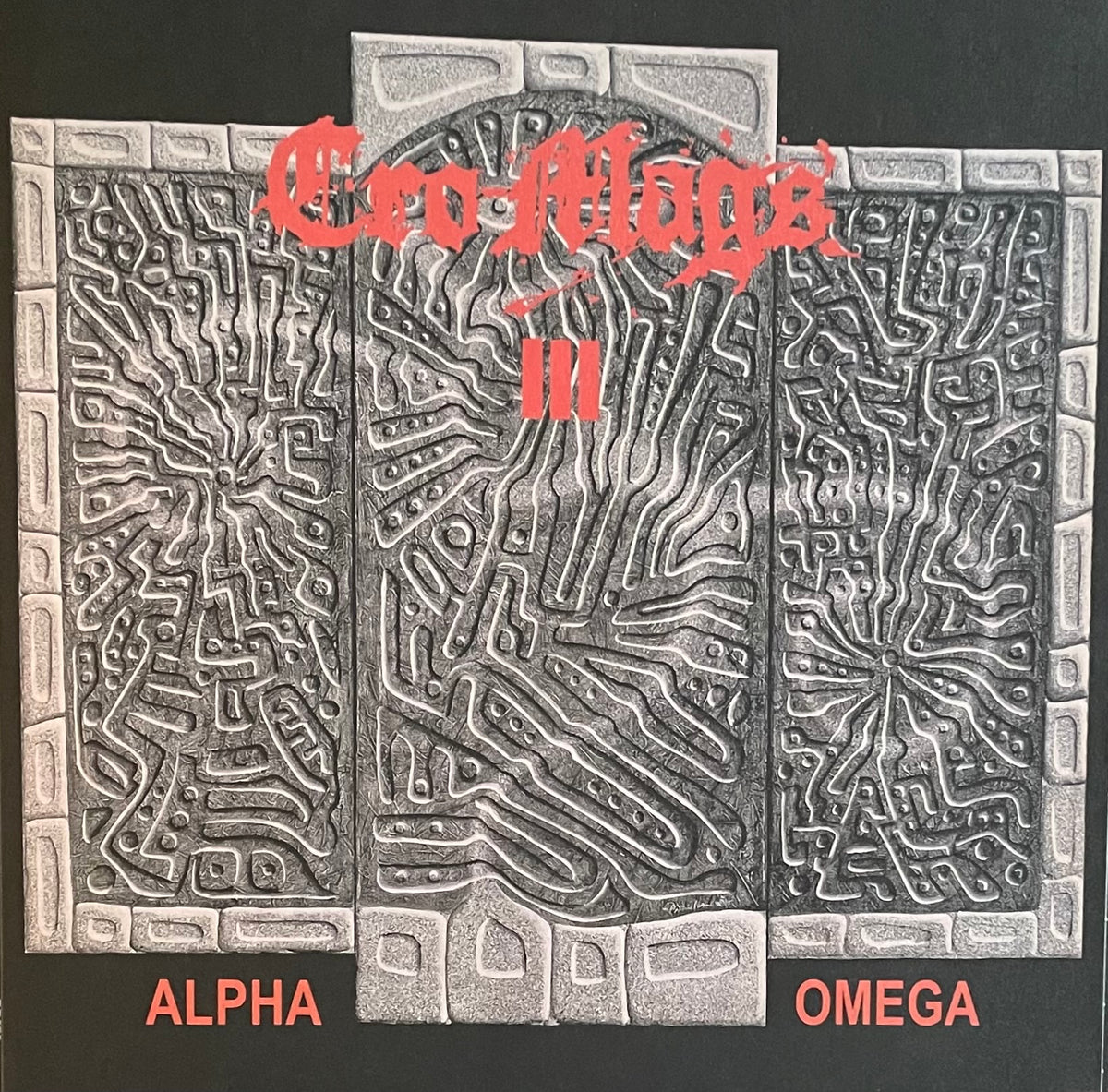 Cro-Mags – Alpha Omega | Repress EU 2023 | Clear With Red and Black Splatter
