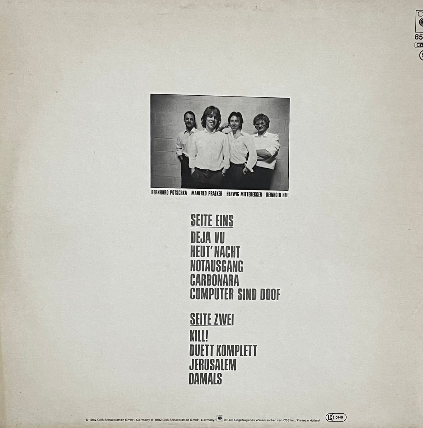 Spliff – 85555 | Orig. GER 1982 | Embossed Cover but Not glossy metallic