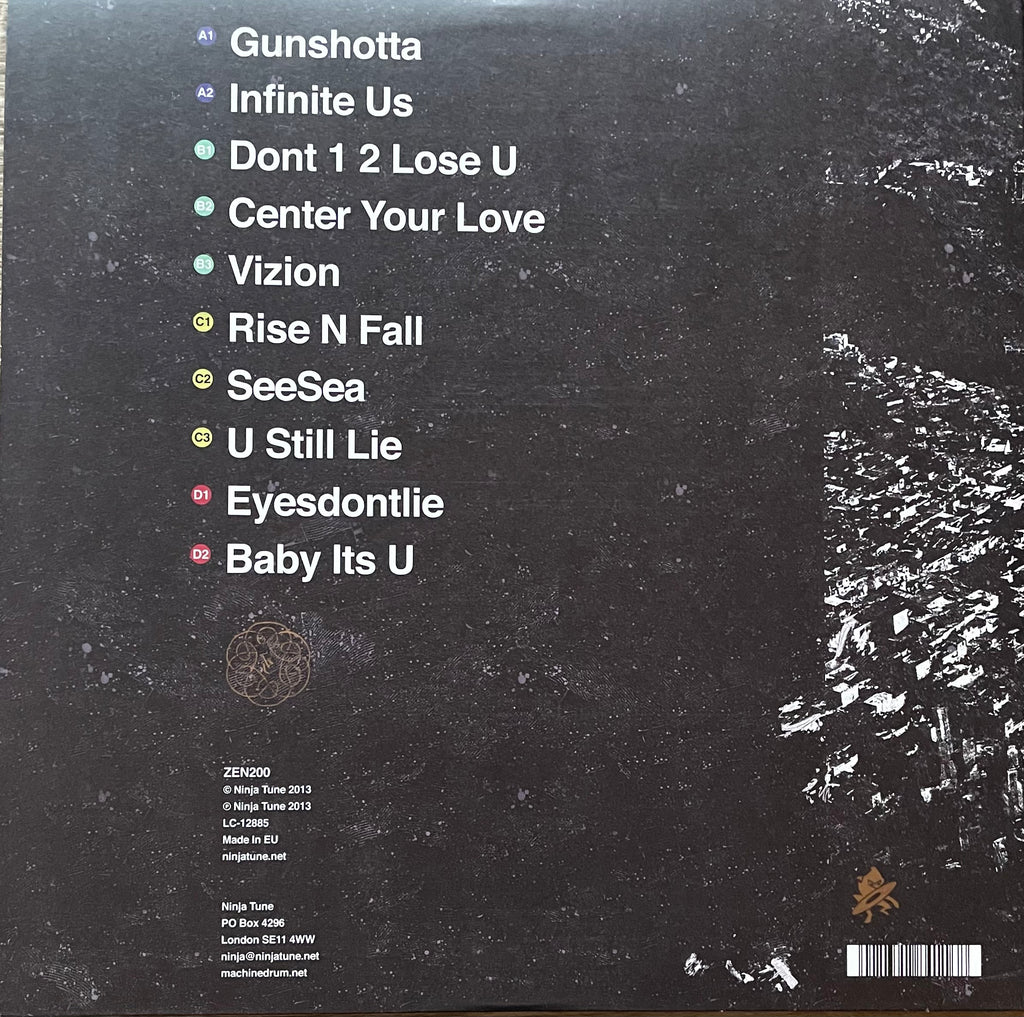 Machinedrum – Vapor City | Orig. UK 2013 | Limited White|Black Vinyl