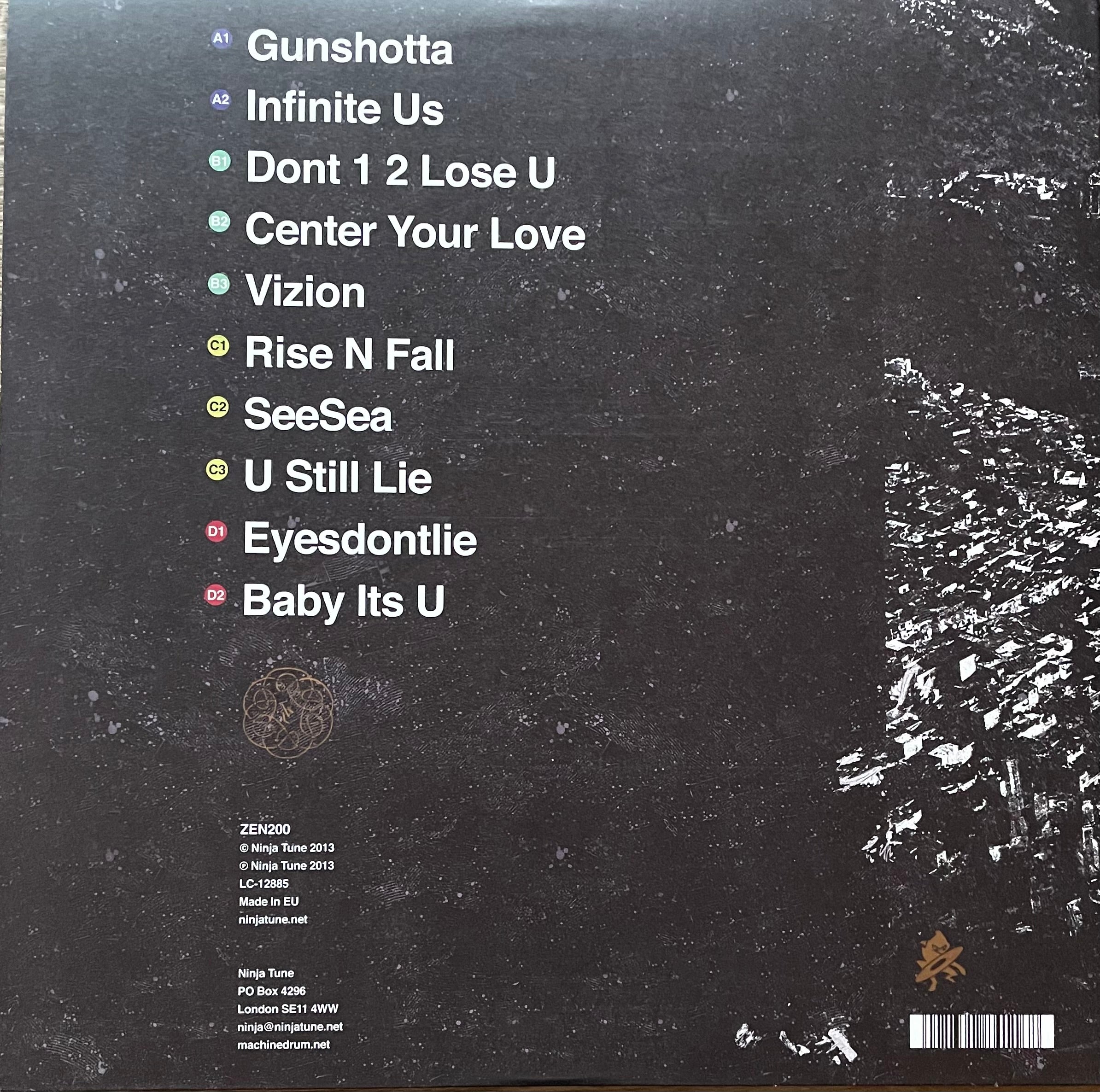 Machinedrum – Vapor City | Orig. UK 2013 | Limited White|Black Vinyl