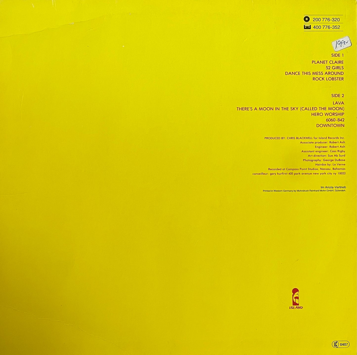 The B-52's – Play Loud | Repress GER 1981