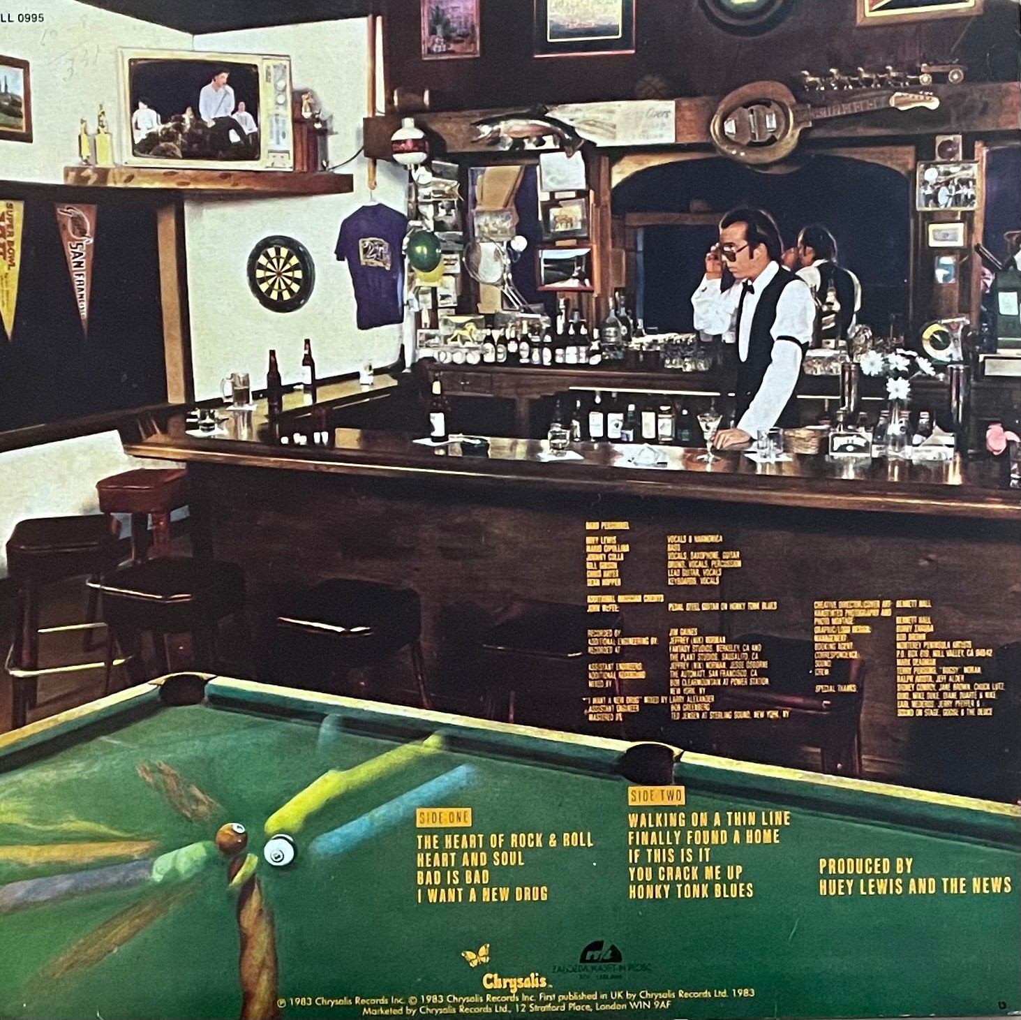 Huey Lewis And The News – Sports | Orig. YUG 1984