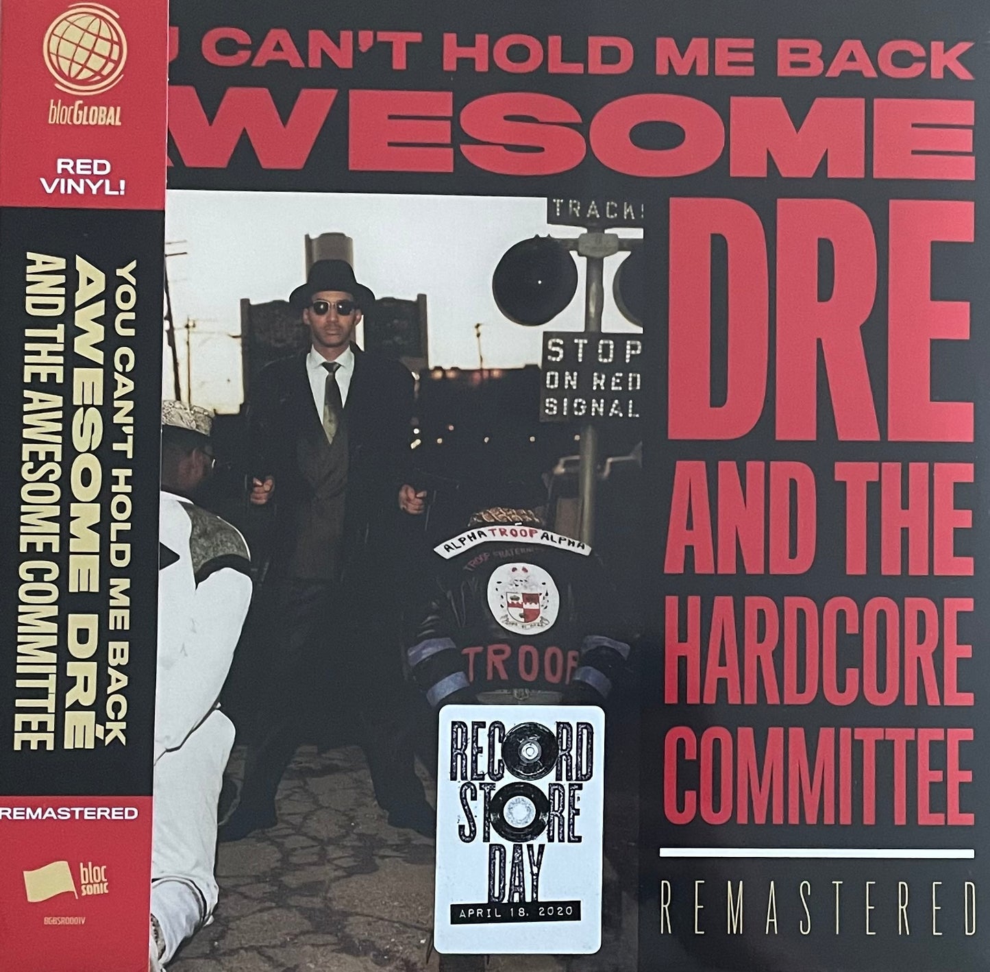 Awesome Dré & The Hardcore Committee – You Can't Hold Me Back | Reissue RSD US 2020 | Red Vinyl