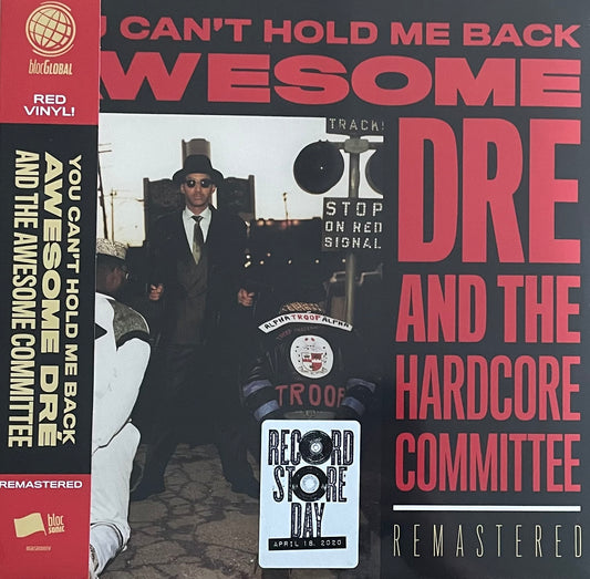 Awesome Dré & The Hardcore Committee – You Can't Hold Me Back | Reissue RSD US 2020 | Red Vinyl