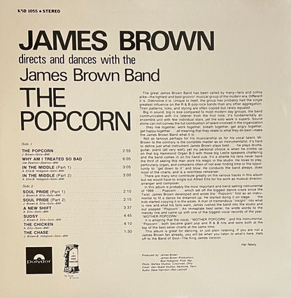 James Brown Directs And Dances With The The James Brown Band – The Popcorn | Reissue US | Unknown Year