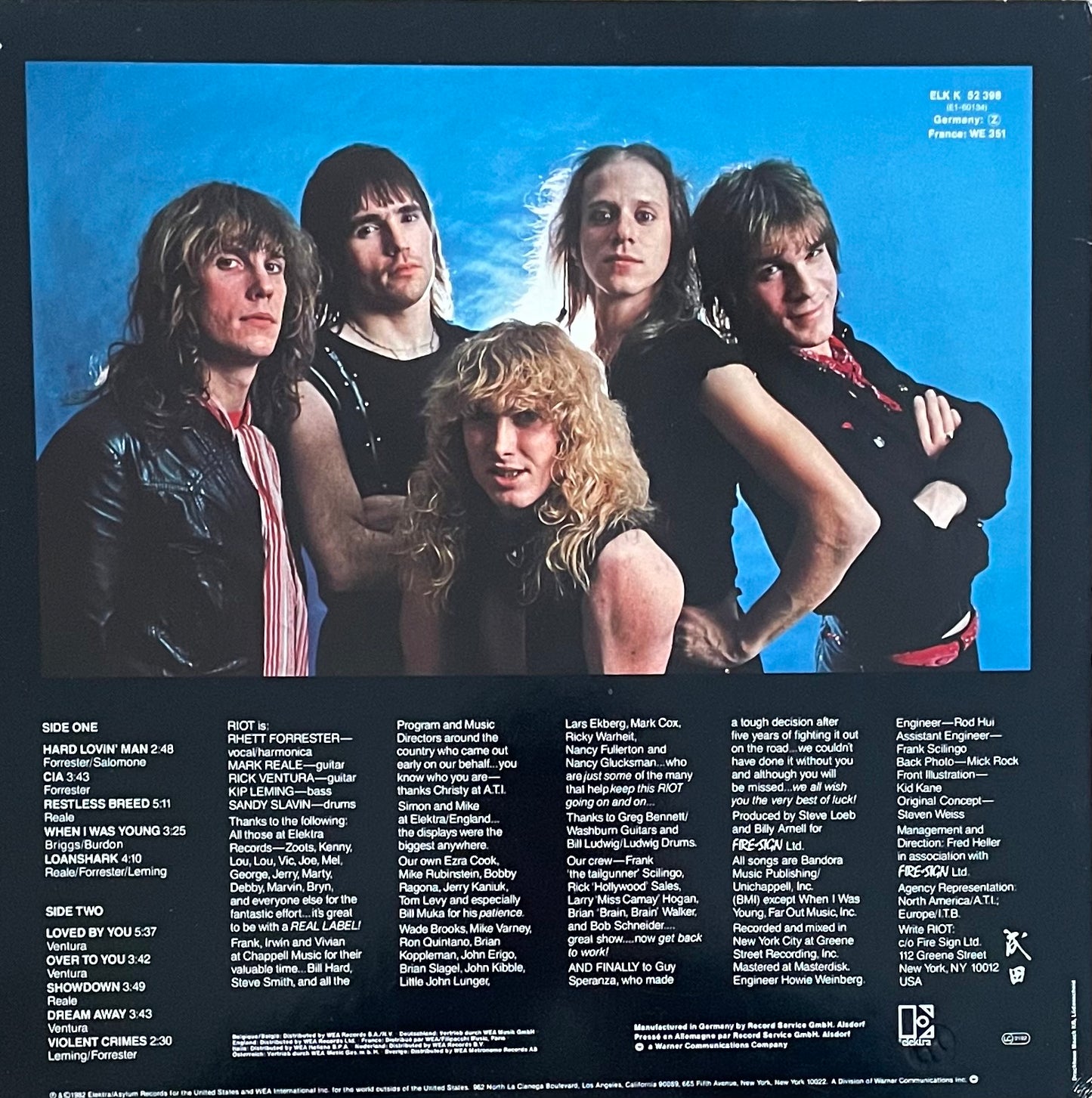 Riot – Restless Breed | Orig. EU 1982