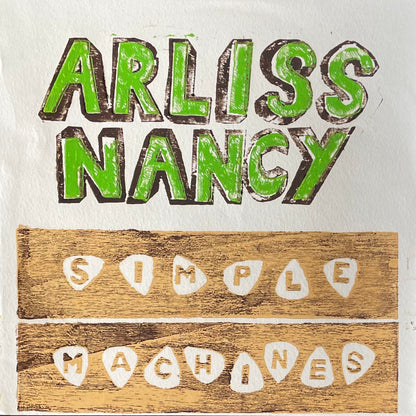 Arliss Nancy – Simple Machines | Orig. GER 2013 | Clear Vinyl | Woodcut Edition | Limited 62/100 | Inkl. Plektron
