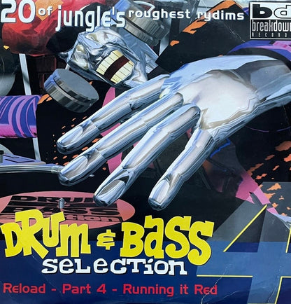 Various – Drum & Bass Selection 4 (Reload - Part 4 - Running It Red) | Orig. UK 1995 | Achtung Zustand!