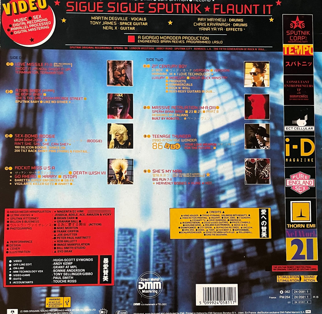 Sigue Sigue Sputnik – Flaunt It | Orig. EU 1986