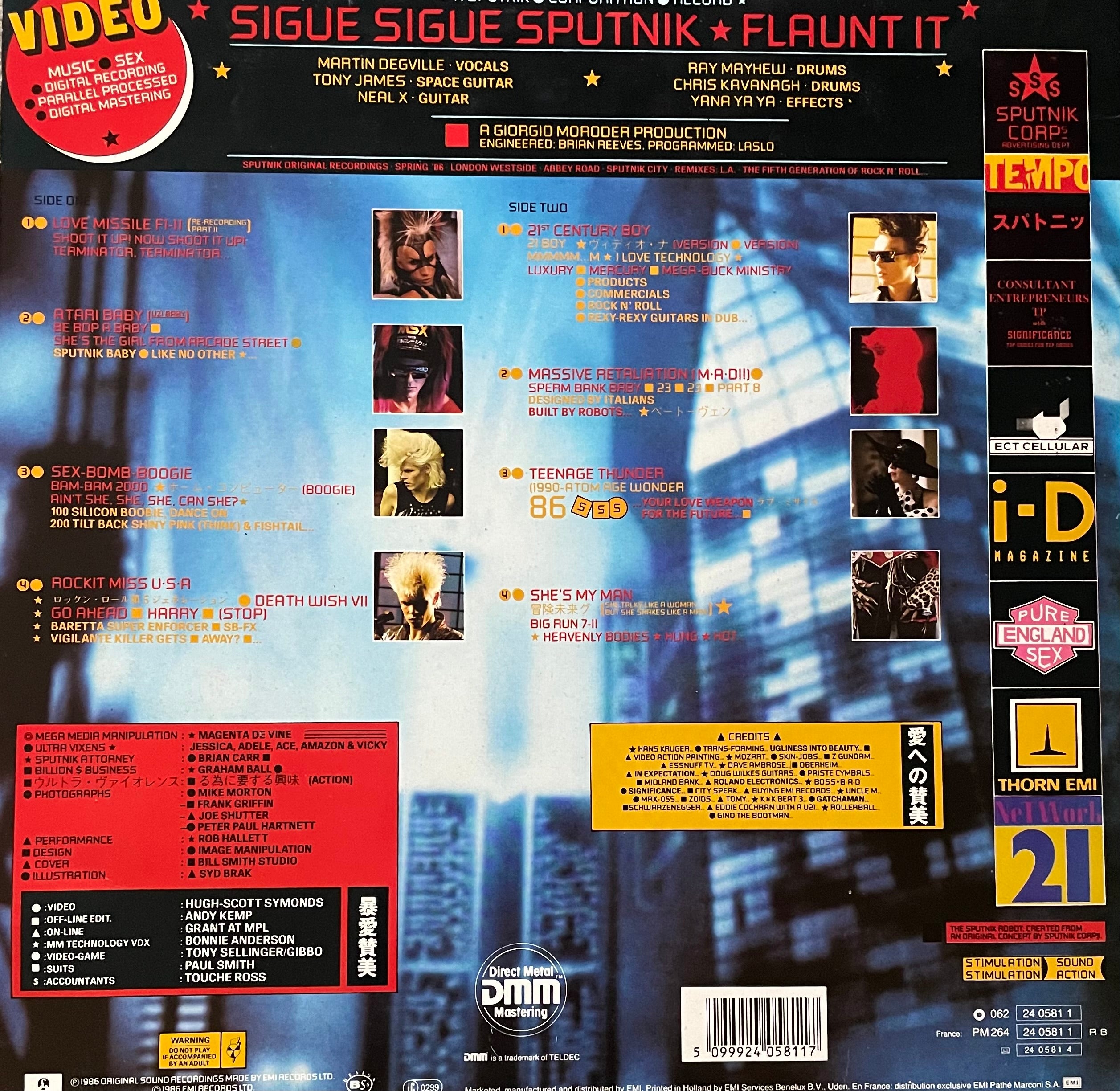 Sigue Sigue Sputnik – Flaunt It | Orig. EU 1986