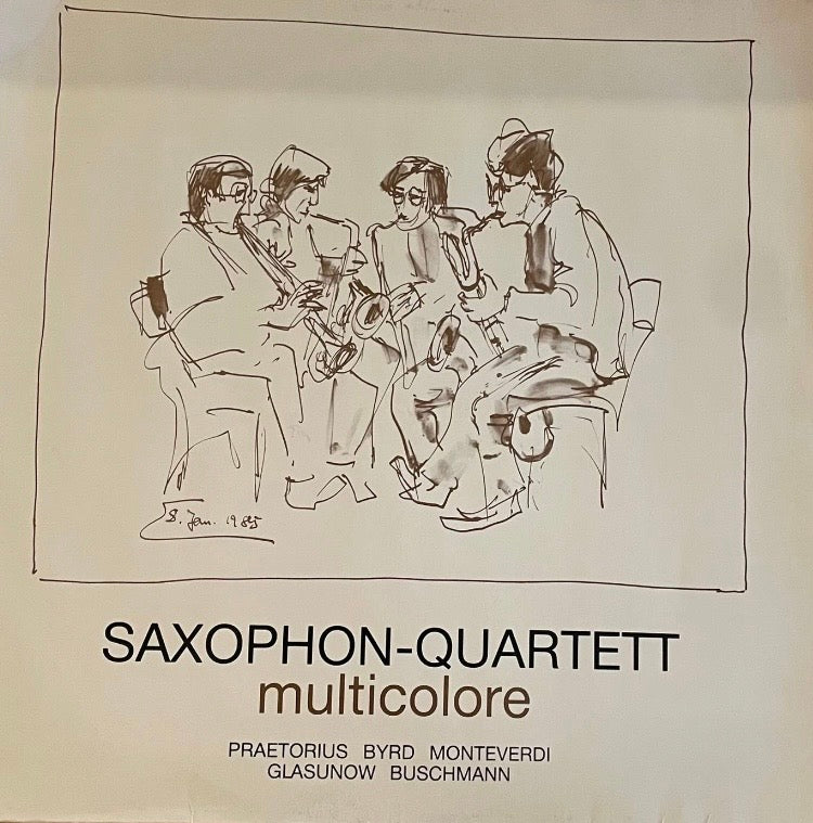 Rainer Glen Buschmann – Saxophon-Quartett Multicolore - Praetorius, Byrd, Monteverdi, Glasunow, Buschmann | GER Unknown Year