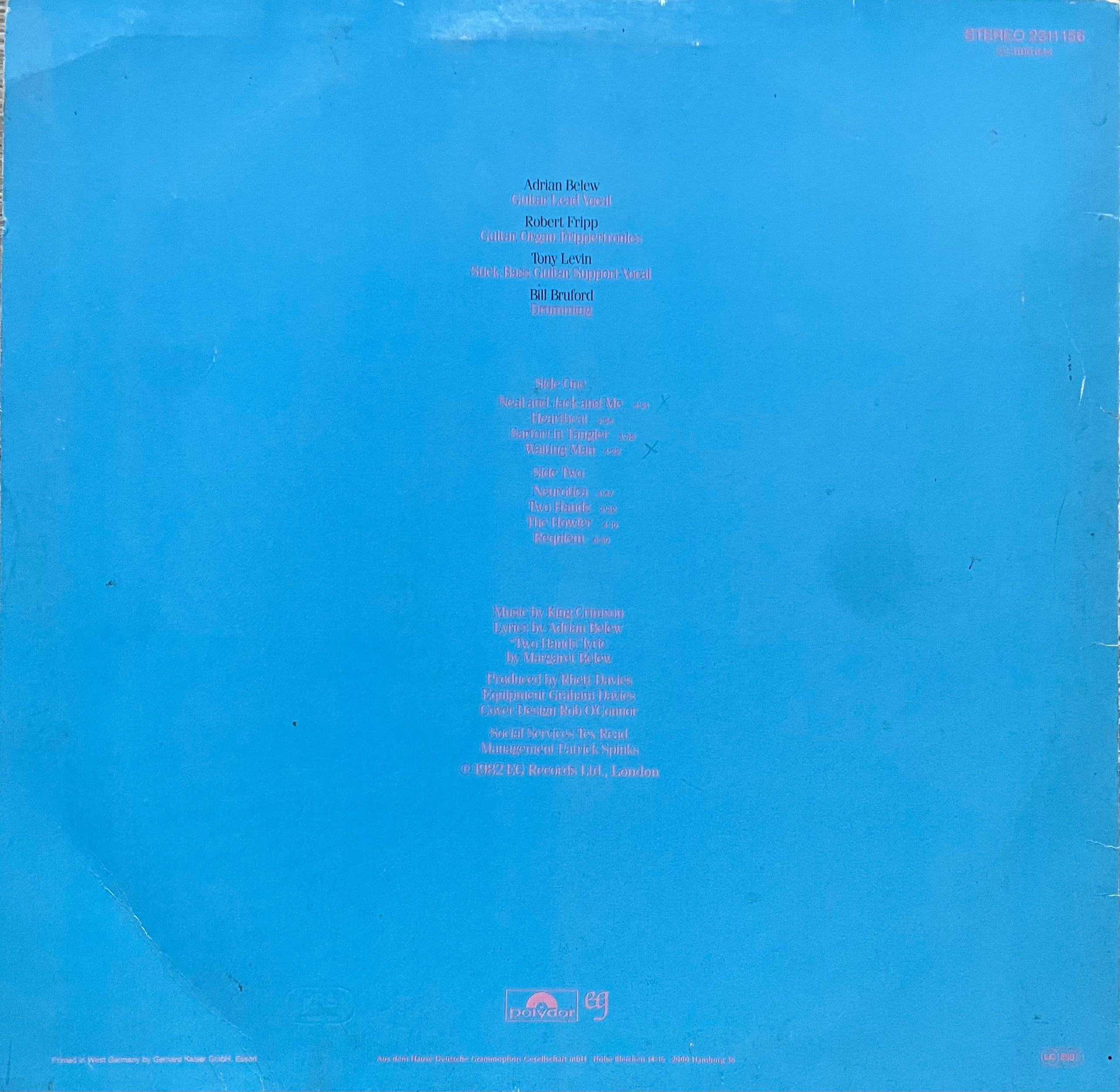 King Crimson – Beat | Orig. GER 1982