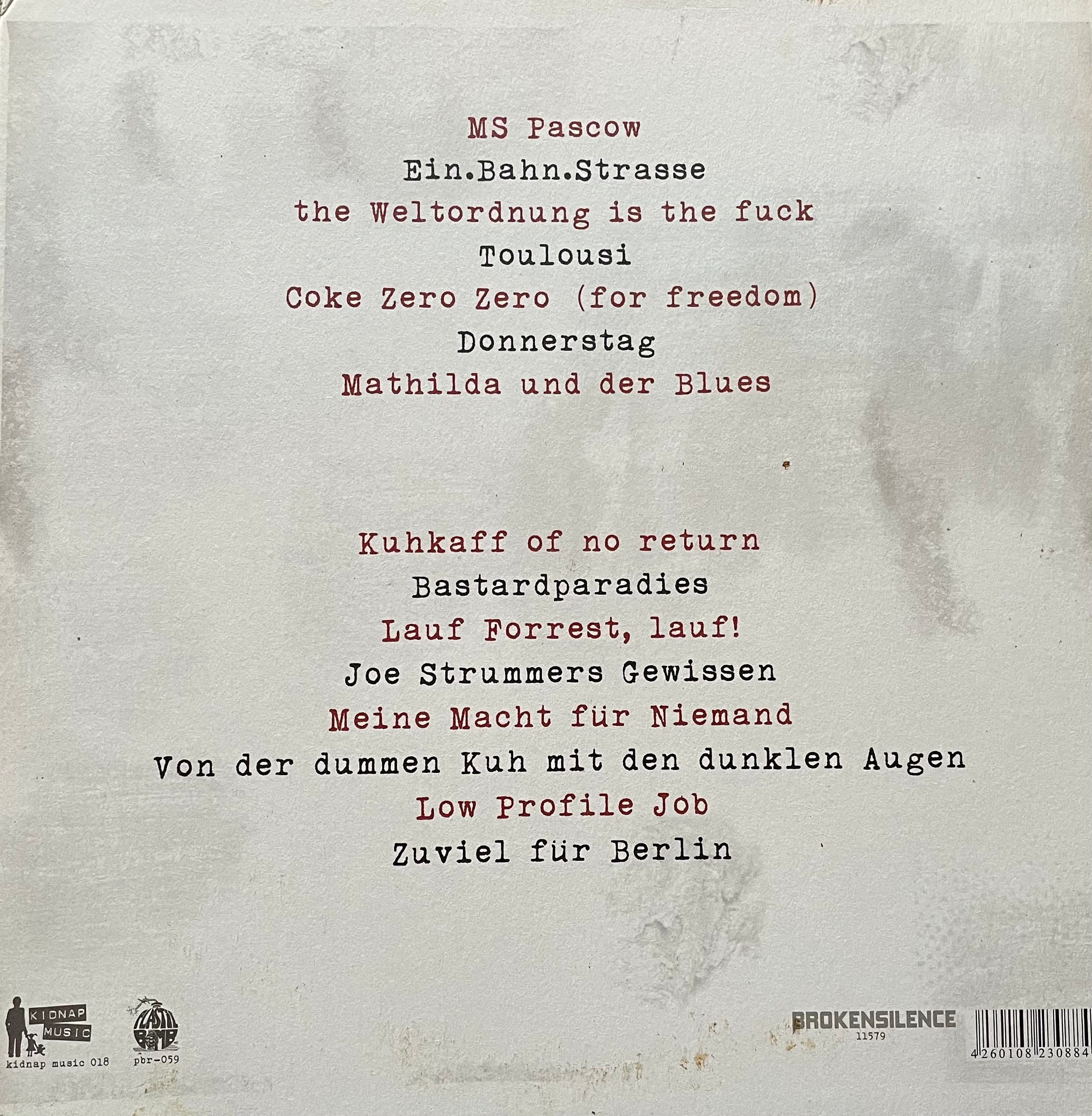 Pascow – Nächster Halt Gefliester Boden | Repress GER 2010 | Limited to 500 Red Vinyl