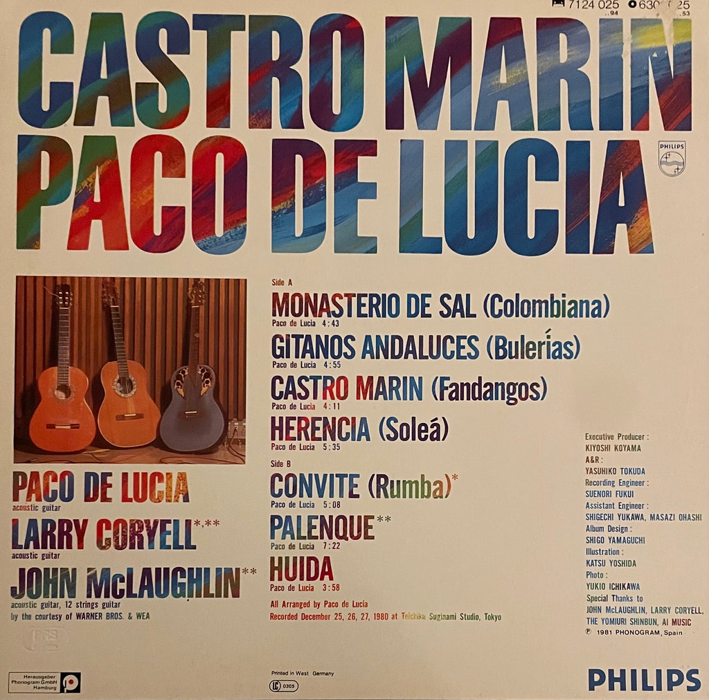 Paco De Lucia – Castro Marin | Orig. GER 1981