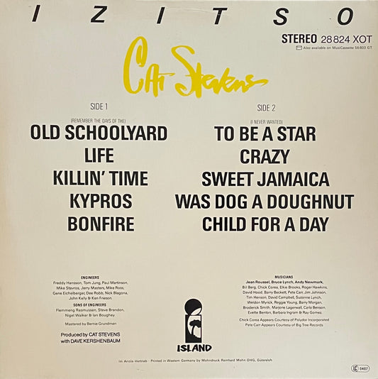 Cat Stevens – Izitso | Orig. GER 1977