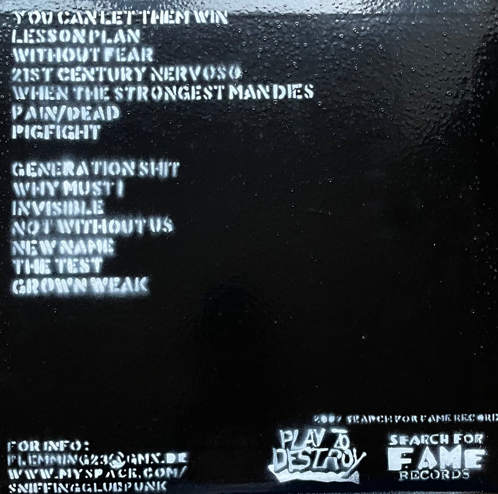 Sniffing Glue – We Are... Sniffing Glue... Fuck You! | Orig. Germany 2007 | Limited Edition | First 100!