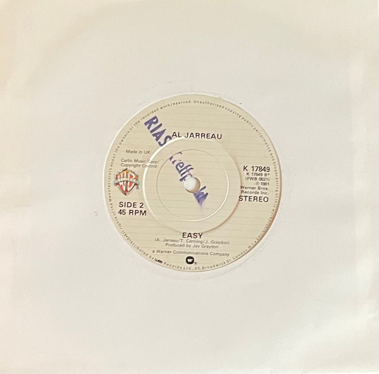 Al Jarreau – We're In This Love Together | Orig. UK 1981 | RIAS Archiv !