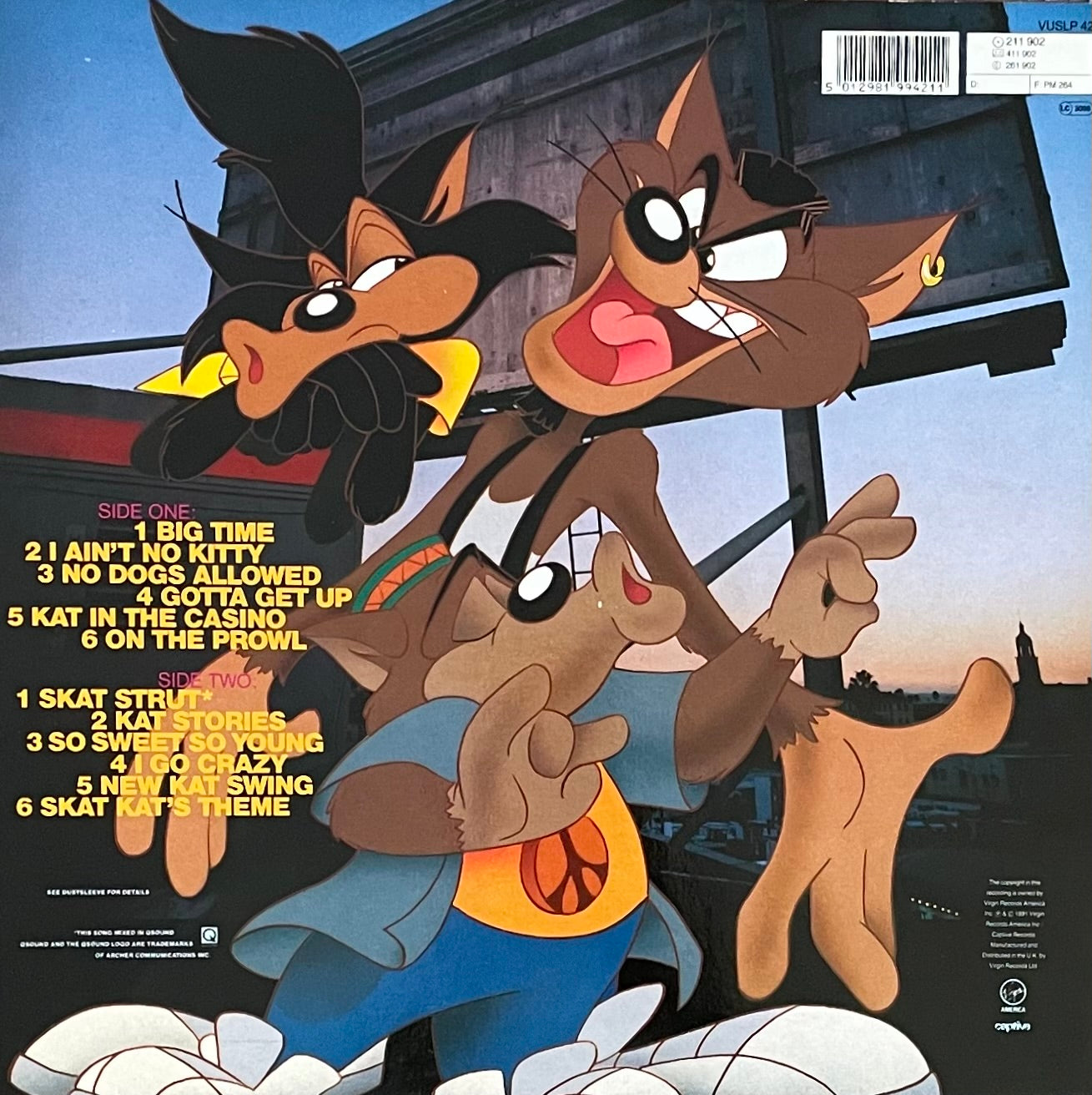 MC Skat Kat And The Stray Mob – The Adventures Of MC Skat Kat And The Stray Mob | Orig. ITA 1991