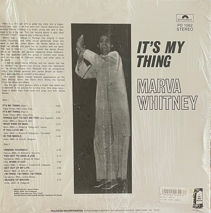 Marva Whitney – It's My Thing | Reissue US early 2000‘s | Limited