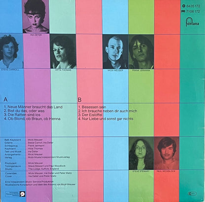 Ina Deter Band – Neue Männer Braucht Das Land | Orig. GER 1982