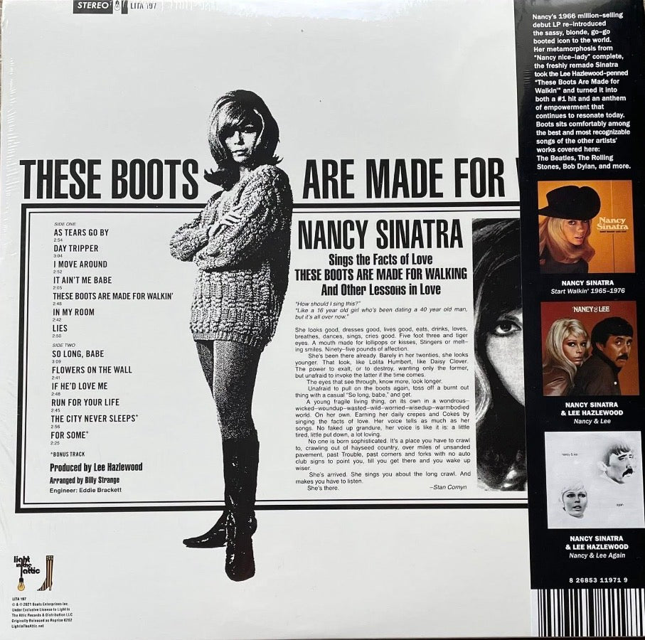 Nancy Sinatra – Boots | Reissue US 2021 | Limited Blue Swirl Vinyl