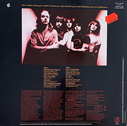 Riot – Fire Down Under | Orig. GER 1981