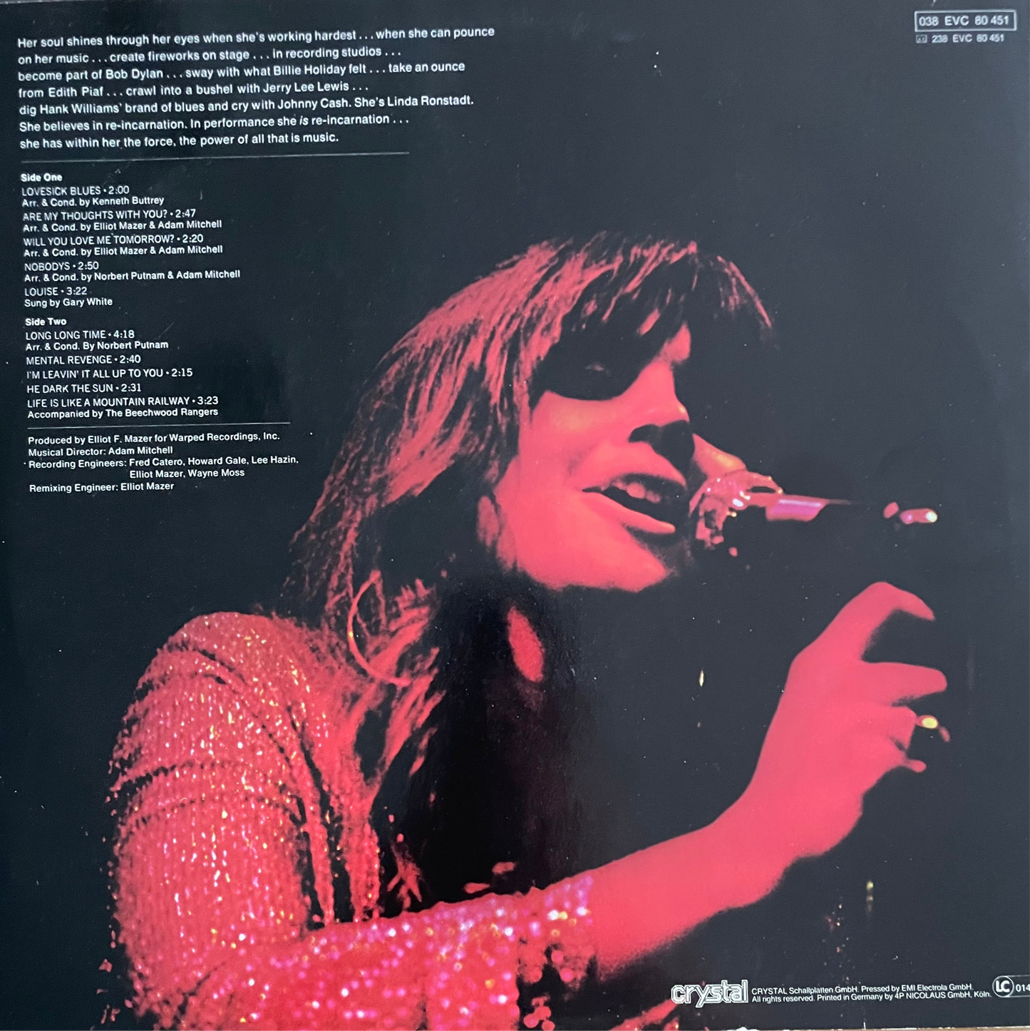 Linda Ronstadt – Silk Purse | Reissue GER