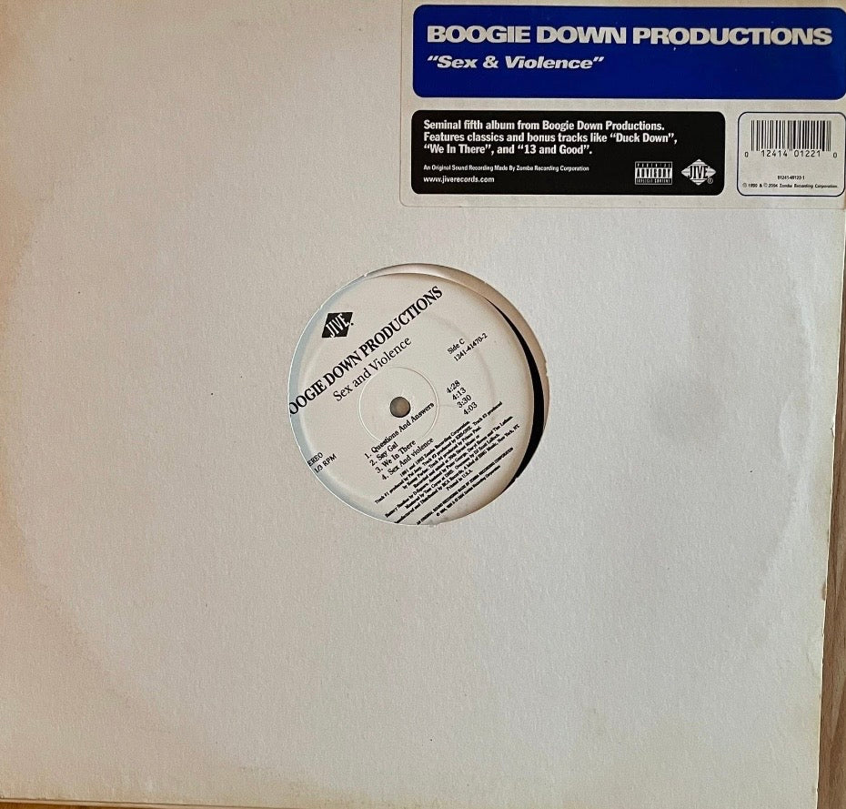 Boogie Down Productions – Sex And Violence | Reissue US 2004