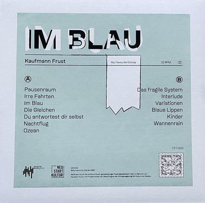 Kaufmann Frust – Im Blau | Orig. GER 2023 Limited 171/200