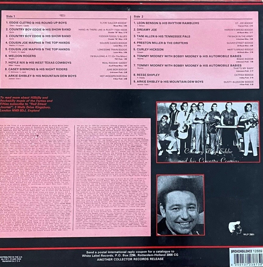 Various – Boppin' Hillbilly Series Vol. 1 | Orig. NED 1988