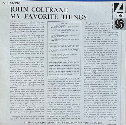 John Coltrane – My Favorite Things | 3. Repress US 1962 | Mono | Red-White-Purple Label