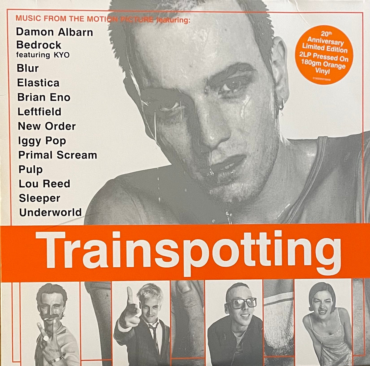 Various – Trainspotting (Music From The Motion Picture) | Reissue UK; EU &US 2016 | Limited 20th Anniversary Edition | Orange Vinyl