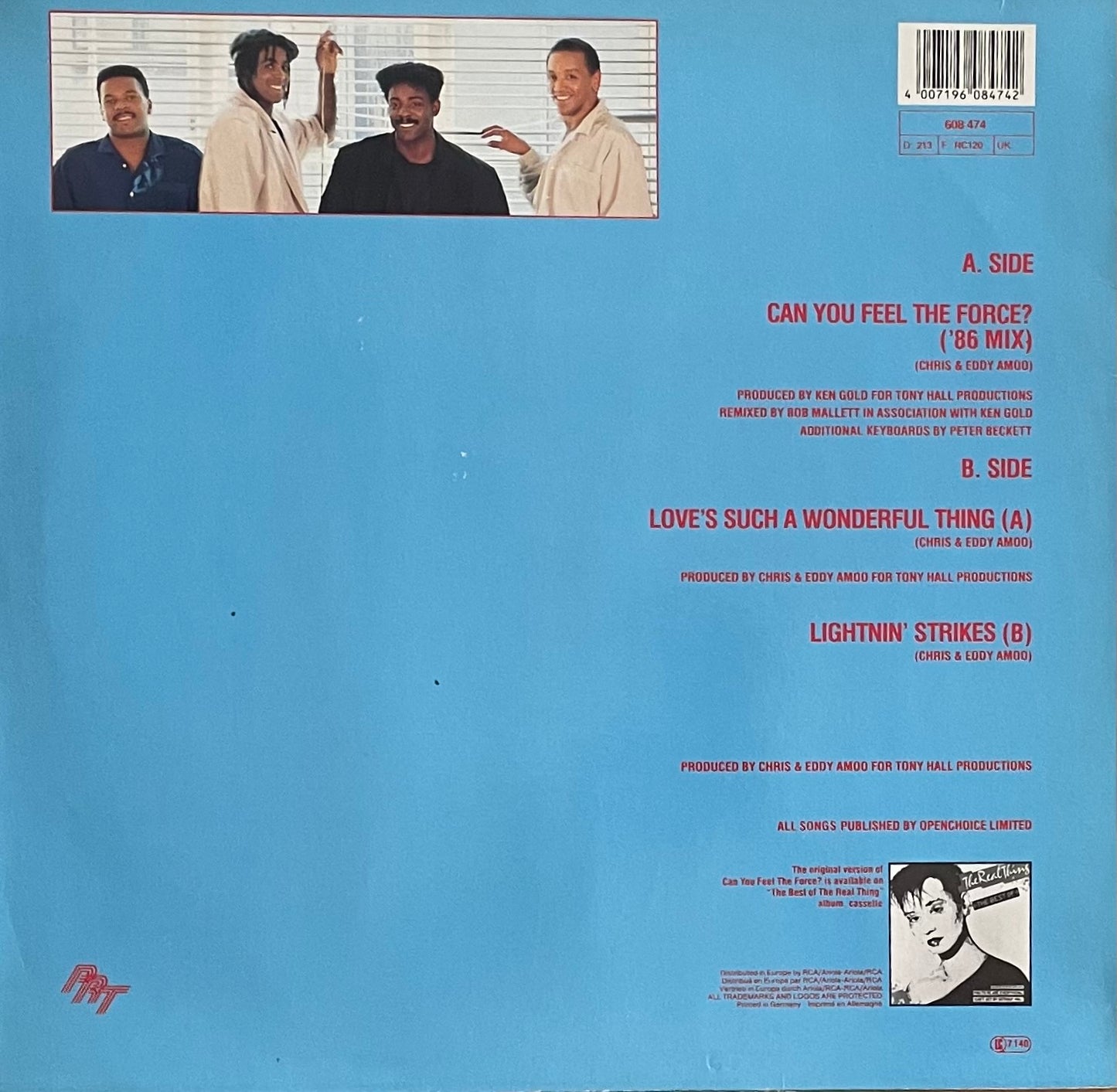 The Real Thing – Can You Feel The Force ('86 Mix) | Orig. EU 1986