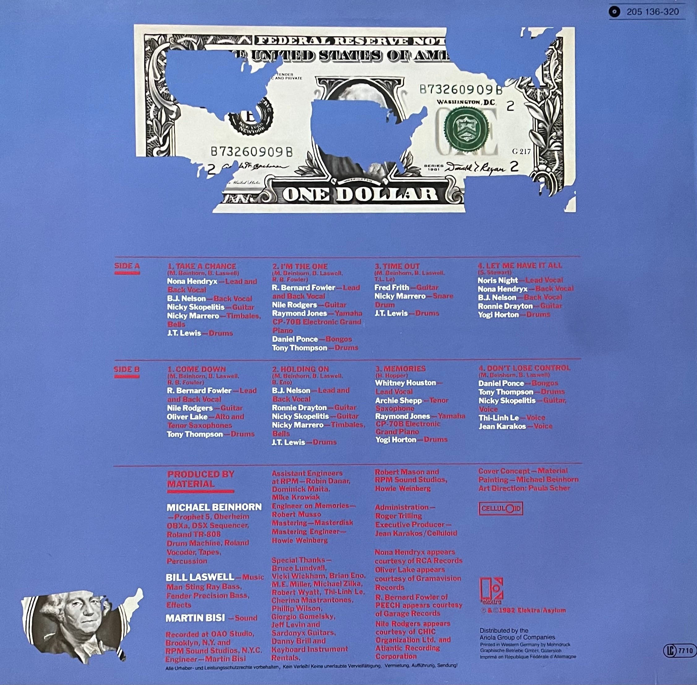 Material – One Down | Orig. EU 1982