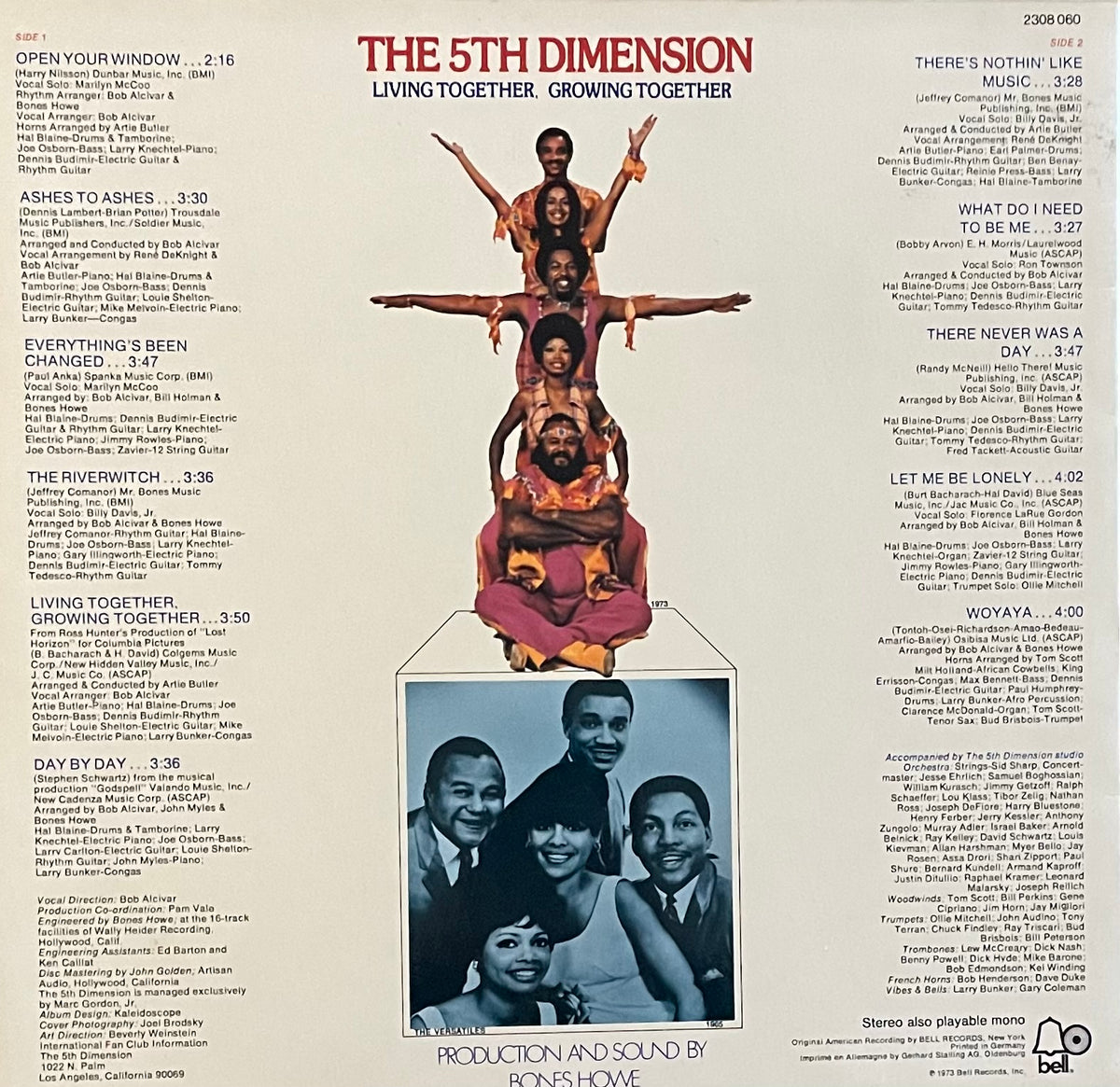 The 5th Dimension – Living Together, Growing Together | Orig. GER 1973