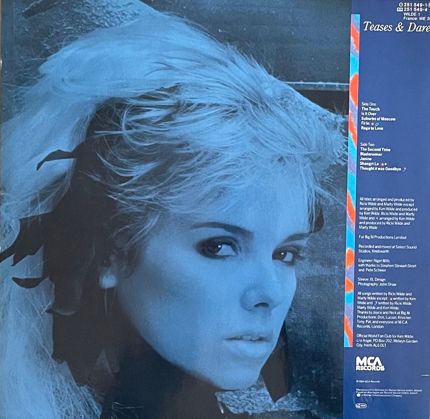 Kim Wilde – Teases & Dares | Orig. EU 1984