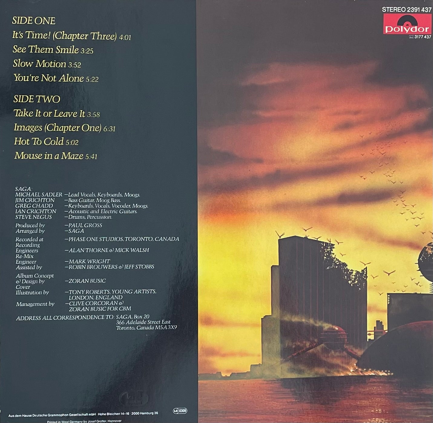 Saga – Images At Twilight | Reissue GER 1985