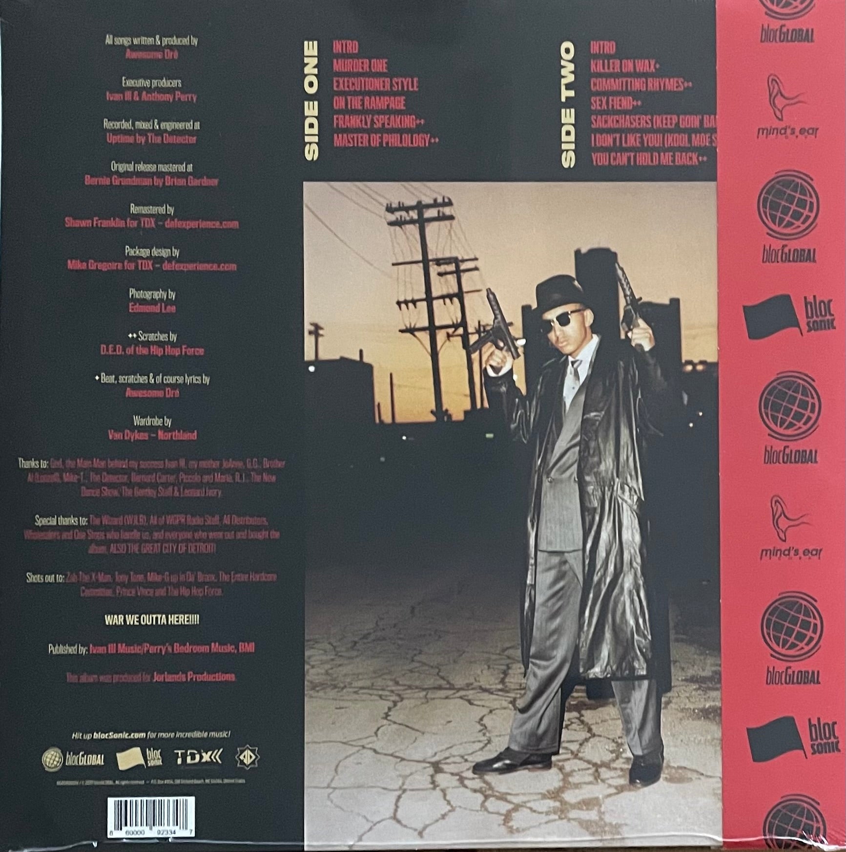 Awesome Dré & The Hardcore Committee – You Can't Hold Me Back | Reissue RSD US 2020 | Red Vinyl