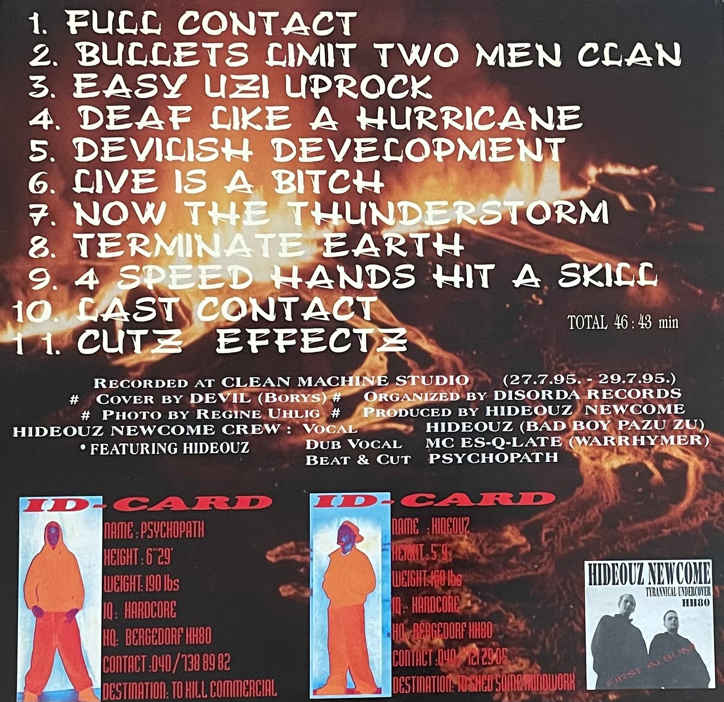 Hideouz Newcome – Full Contact | Orig. GER 1995