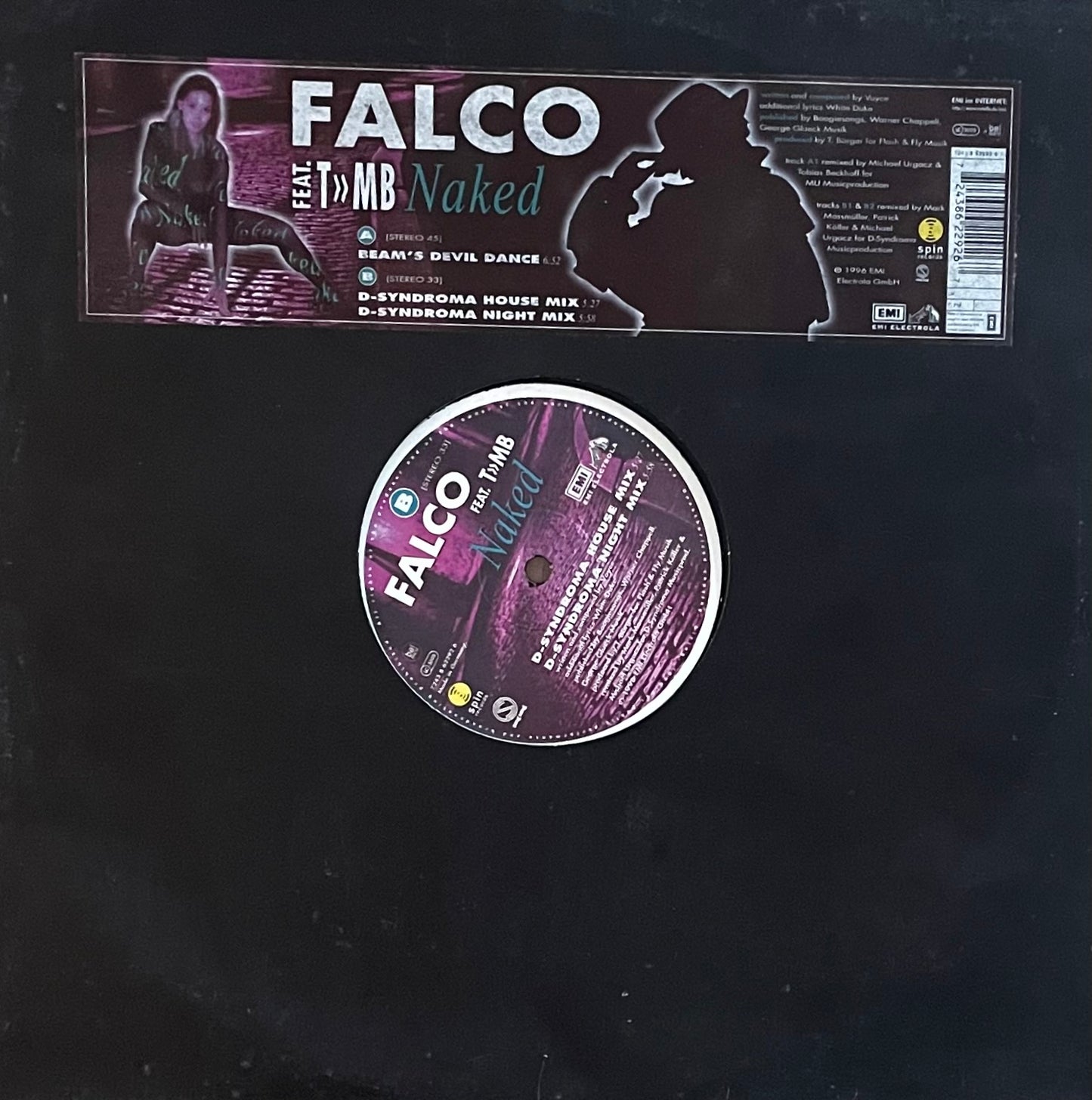 Falco featuring T»MB – Naked | Orig. EU 1996