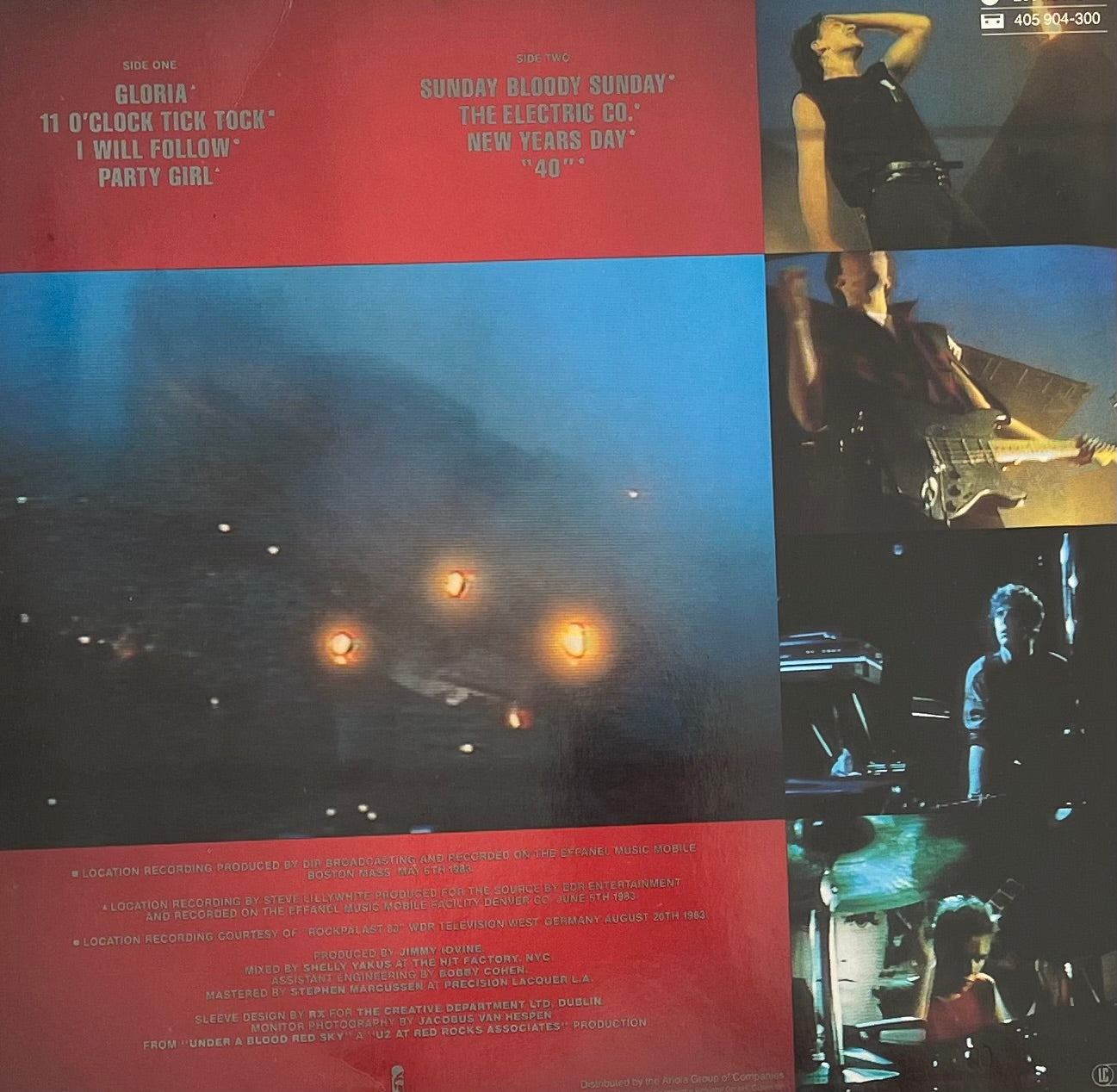 U2 – Live "Under A Blood Red Sky" | Orig. EU 1983