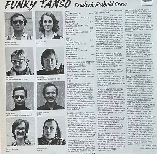 Frederic Rabold Crew – Funky Tango | Orig. NET 1979
