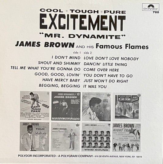 James Brown – Cool-Tough-Pure Excitement "Mr. Dynamite" | US Unknown Year