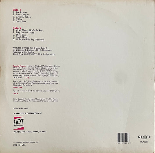 Gucci Crew II – What Time Is It? It's Gucci Time | Orig. US 1988