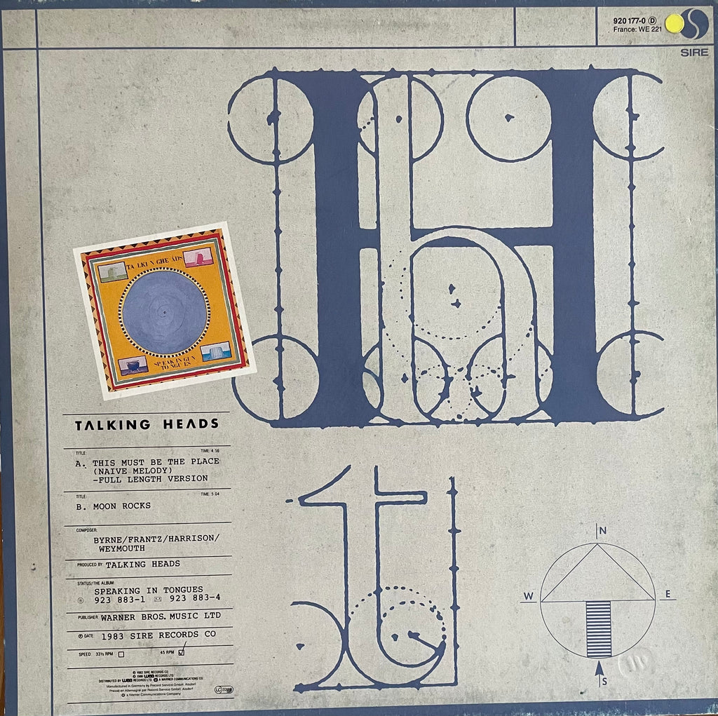 Talking Heads – This Must Be The Place (Naive Melody)-Full Length Version | Reissue EU 1986