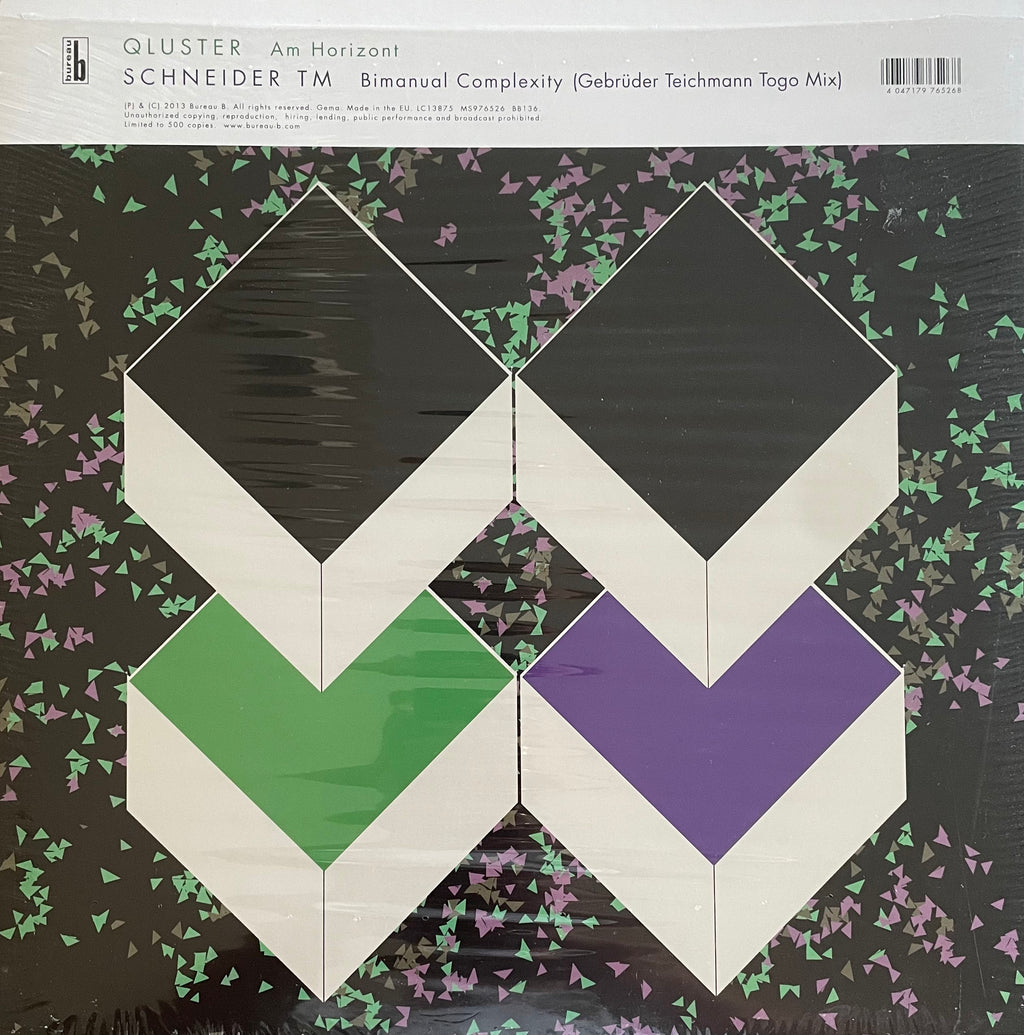 Qluster / Schneider TM – Am Horizont / Bimanual Complexity (Gebrüder Teichmann Togo Mix | Orig. GER 2014