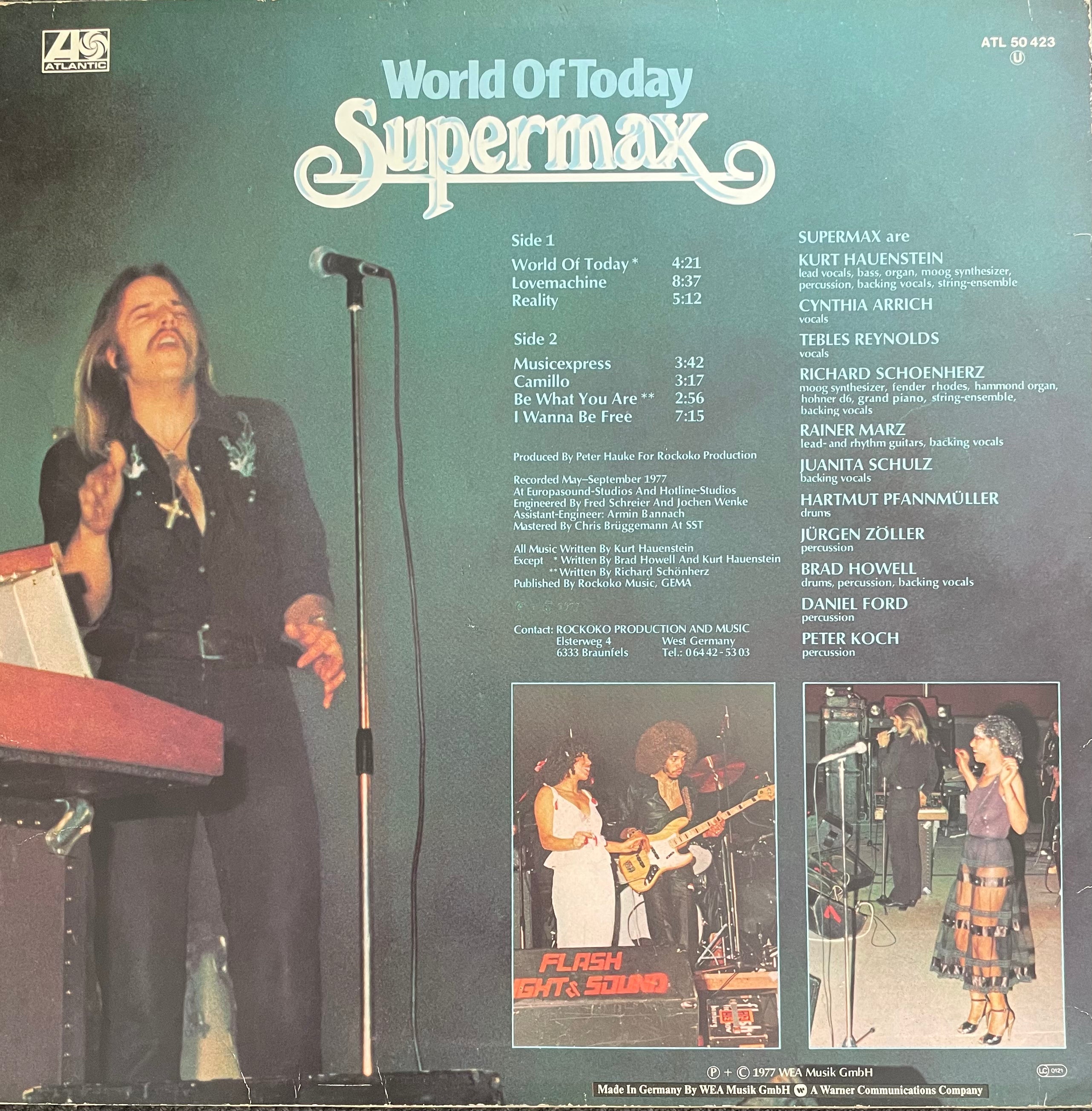 Supermax – World Of Today | Orig. GER 1977