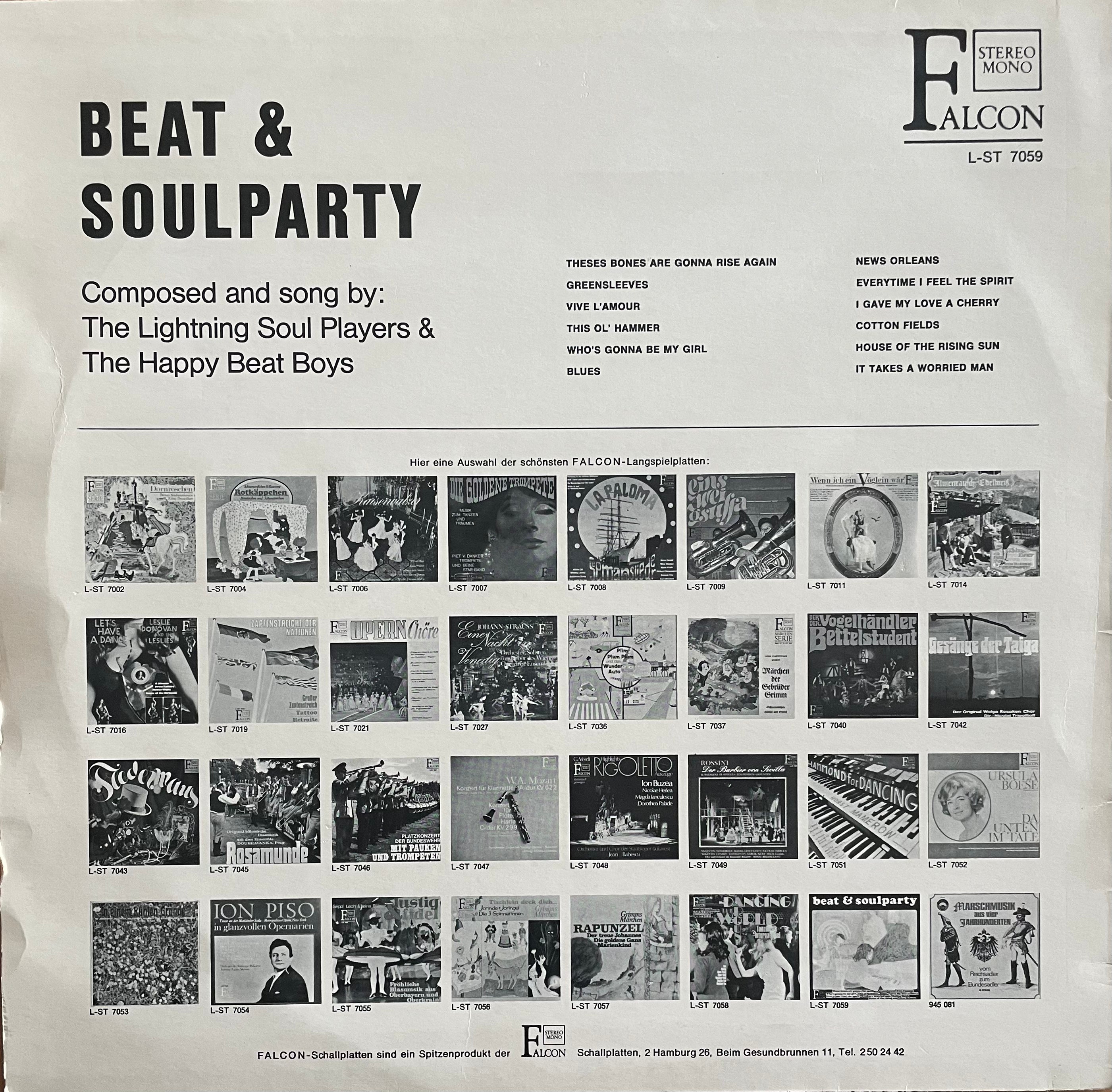 Lightning Soul Players & The Happy Beat Boys – Beat & Soulparty | Orig. GER Mid 70‘s